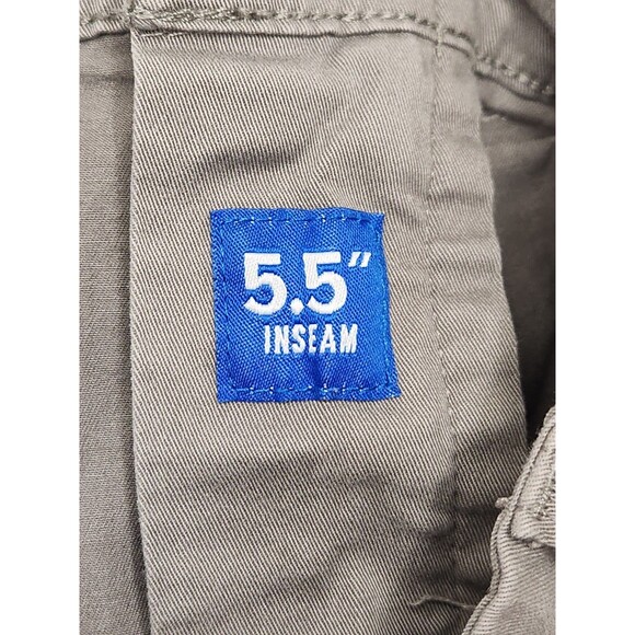 Chubbies Shorts Men's 34 Gray 5.5" Cotton Chino Elastic Waist Stretch Beach - Picture 4 of 8